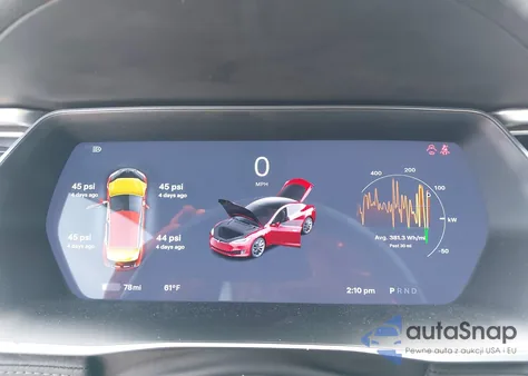 2016 Tesla Model S 90D/P100D/P85D/P90D from USA, damaged, VIN 5YJSA1E45GF177548